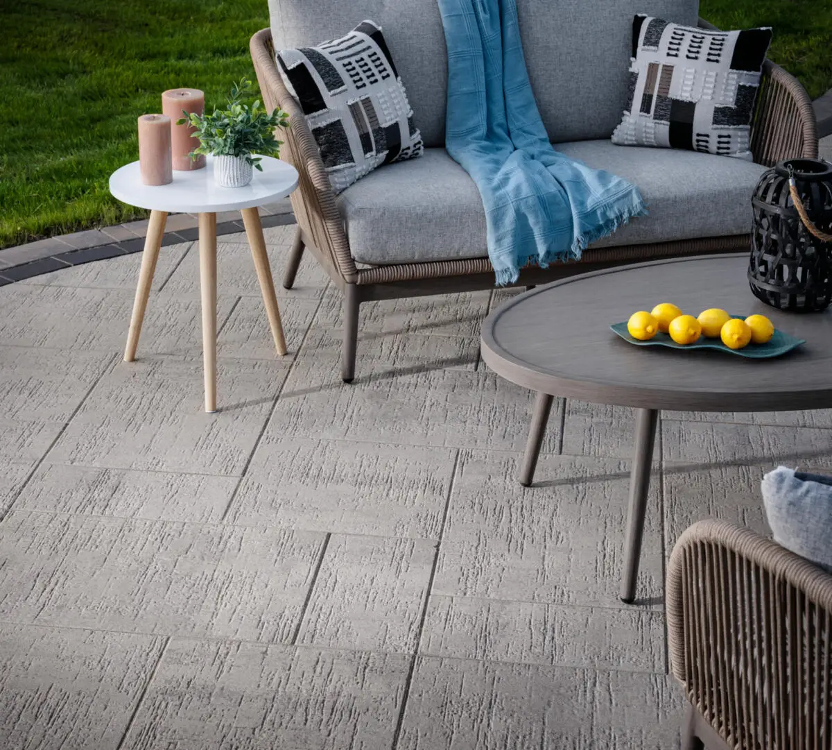 concrete pavers backyard